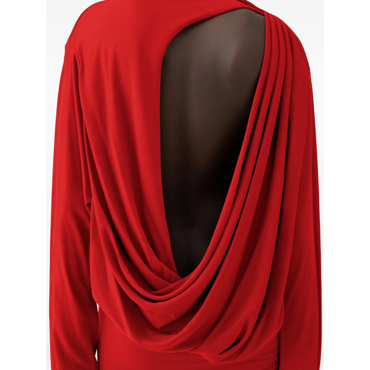 La Mistral open-back draped dress - Img 3