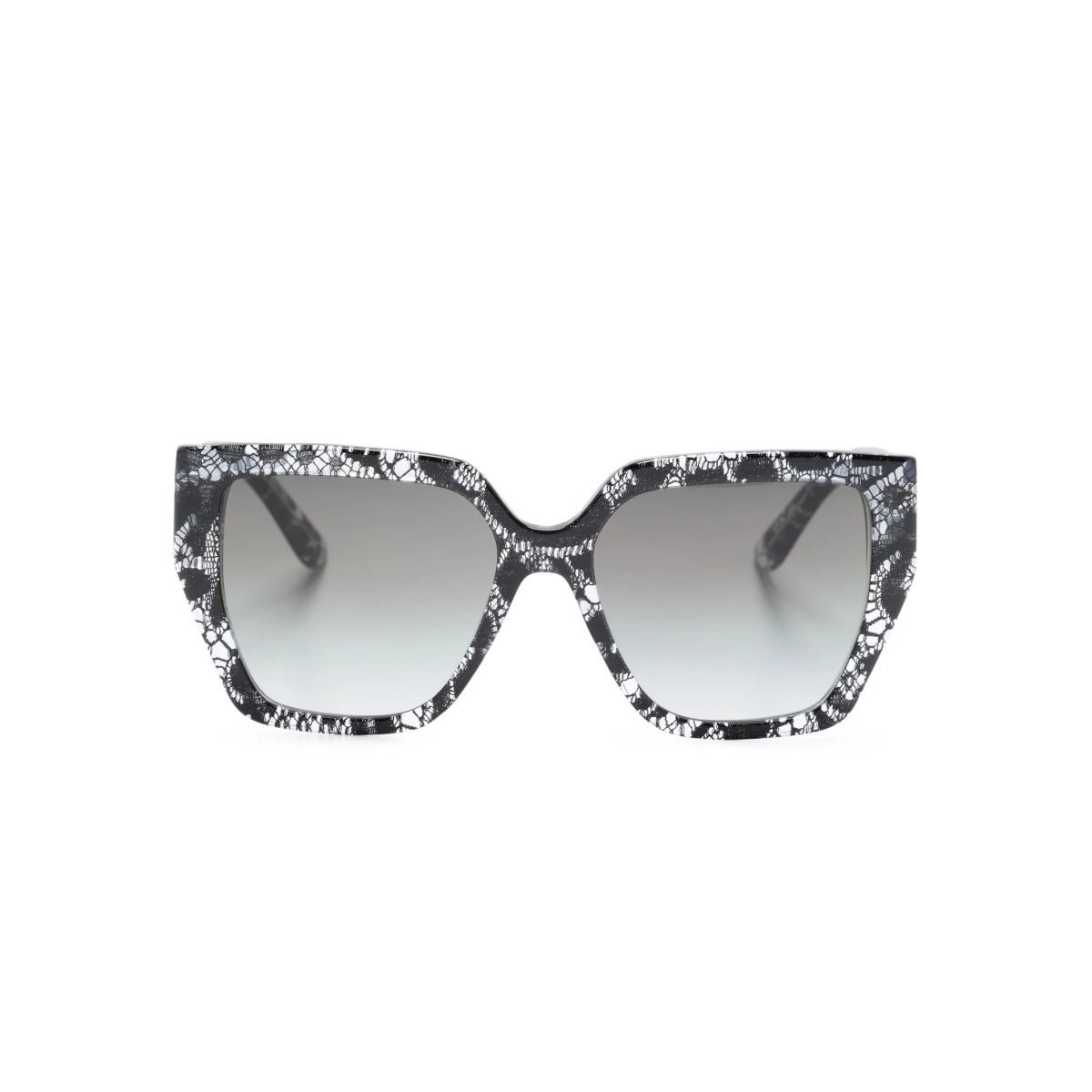 lace-detail square-frame sunglasses