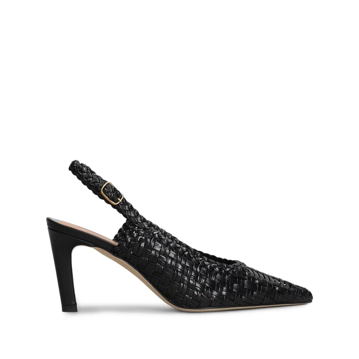 leather slingback pumps