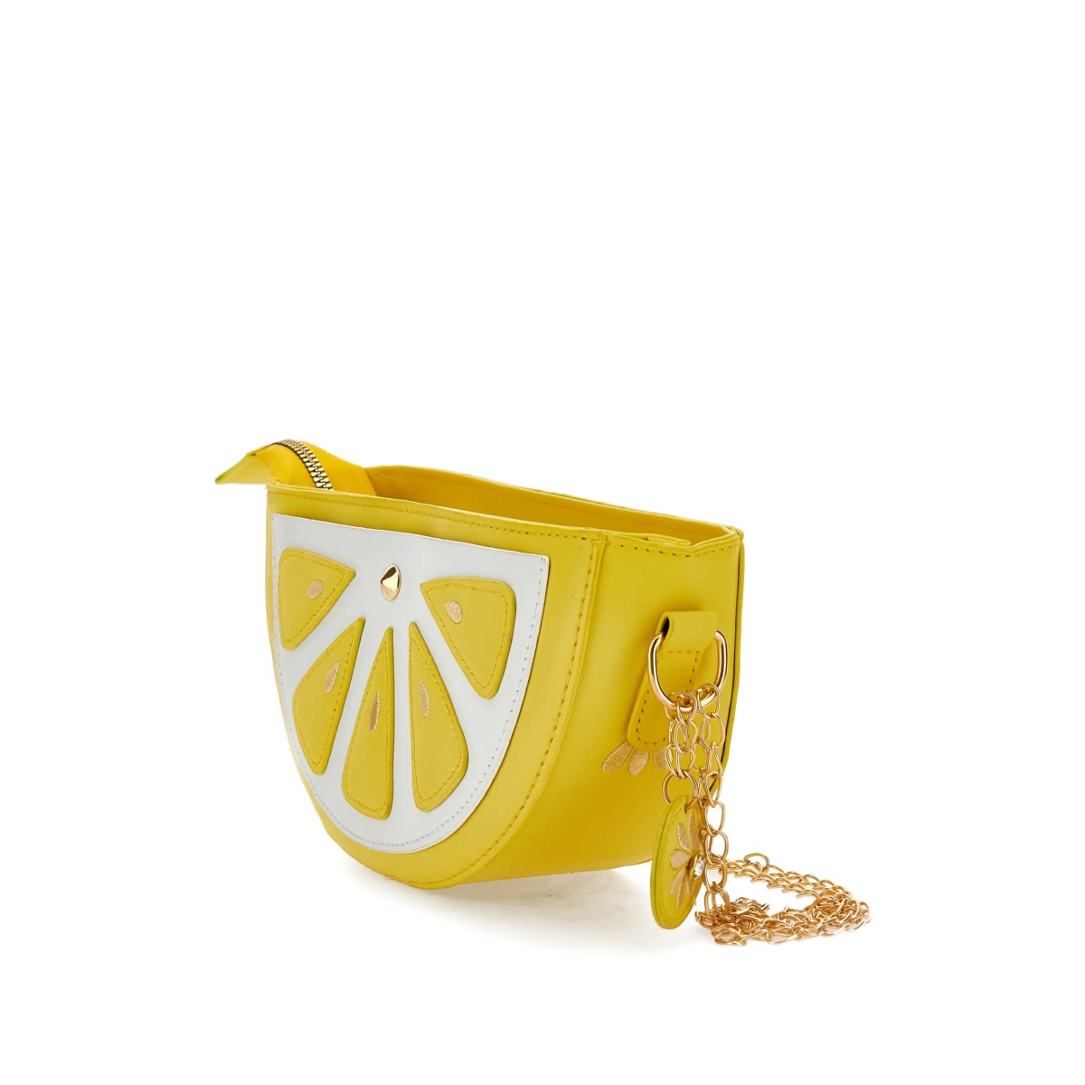 lemon-shaped chain shoulder bag - Img 3