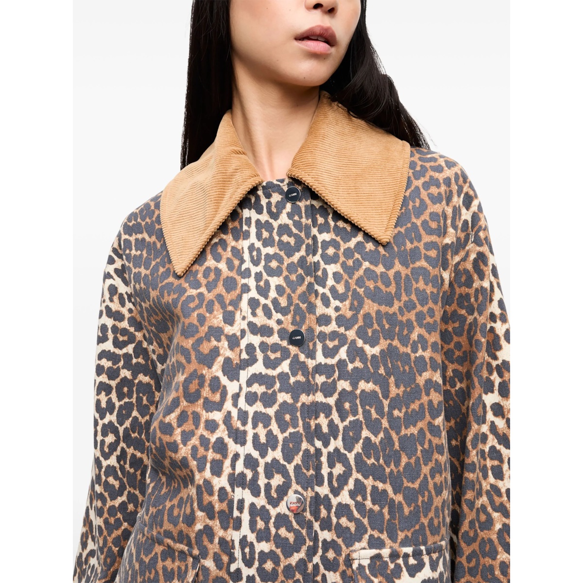 leopard-print bomber jacket - Img 5