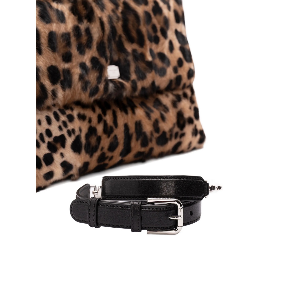 leopard-print tote bag - Img 5