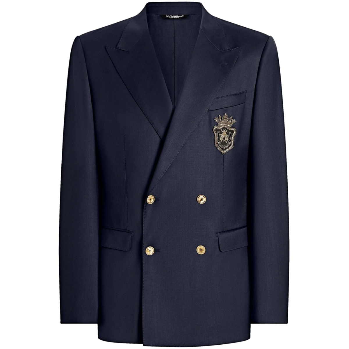 logo-appliqué blazer
