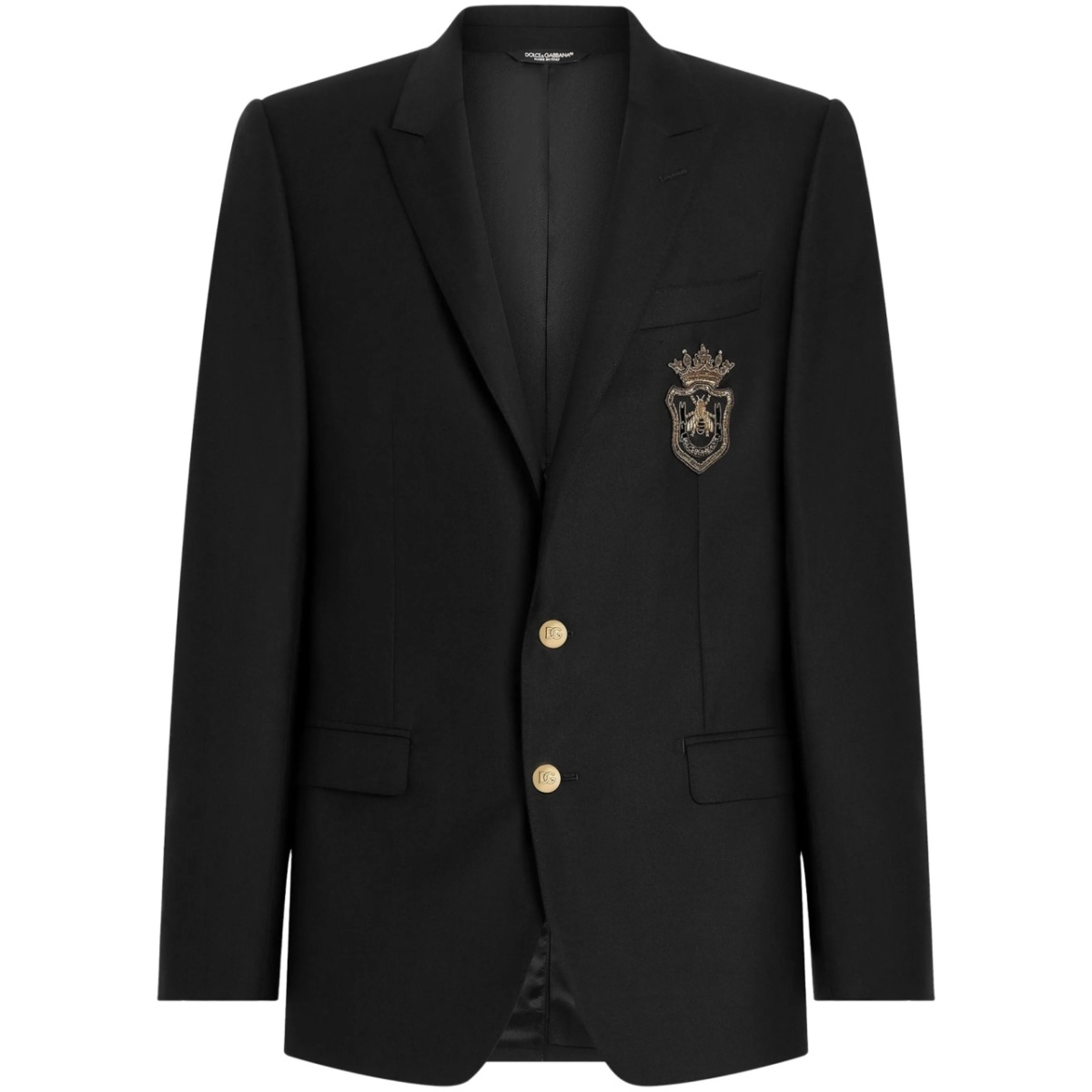 logo-appliqué blazer