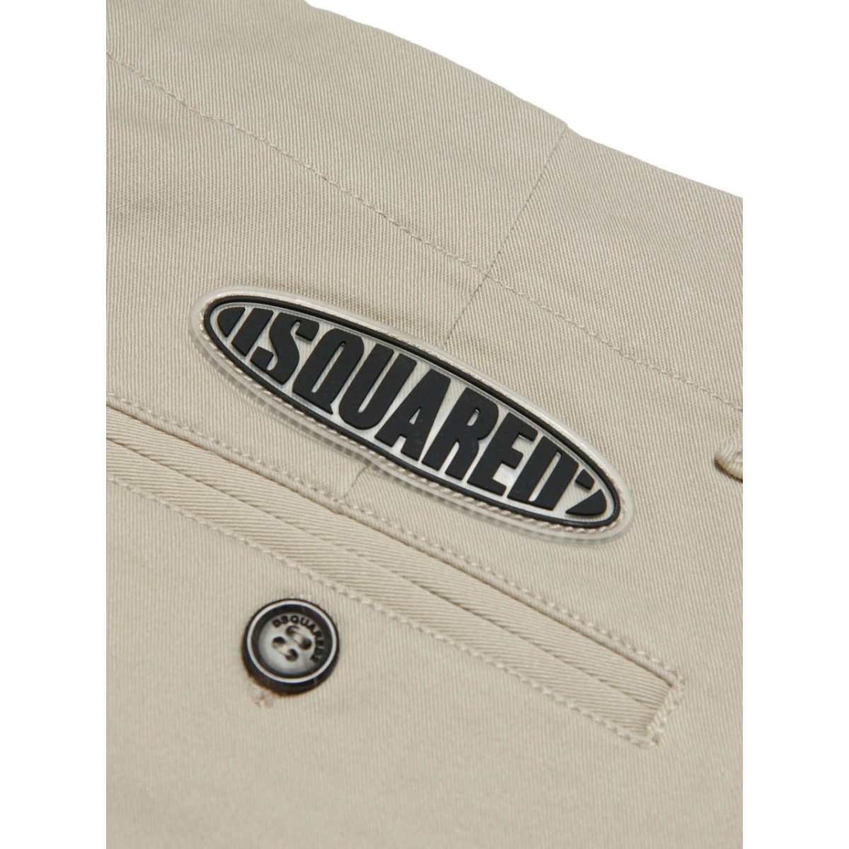 logo-appliqué cotton-blend shorts - Img 3