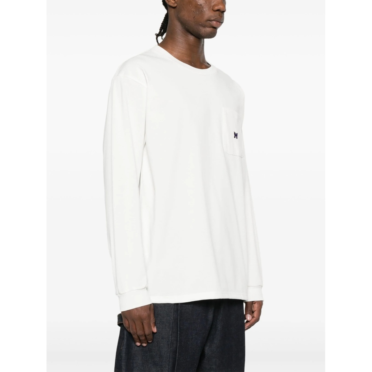 logo-appliqué jersey sweatshirt - Img 3