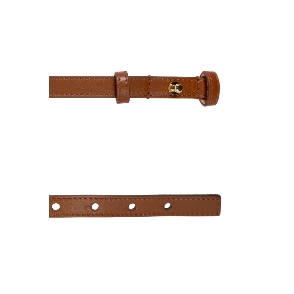 logo buckle leather belt - Img 4