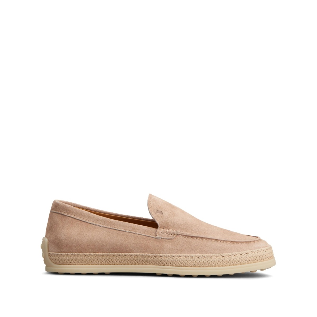 logo-debossed leather espadrilles