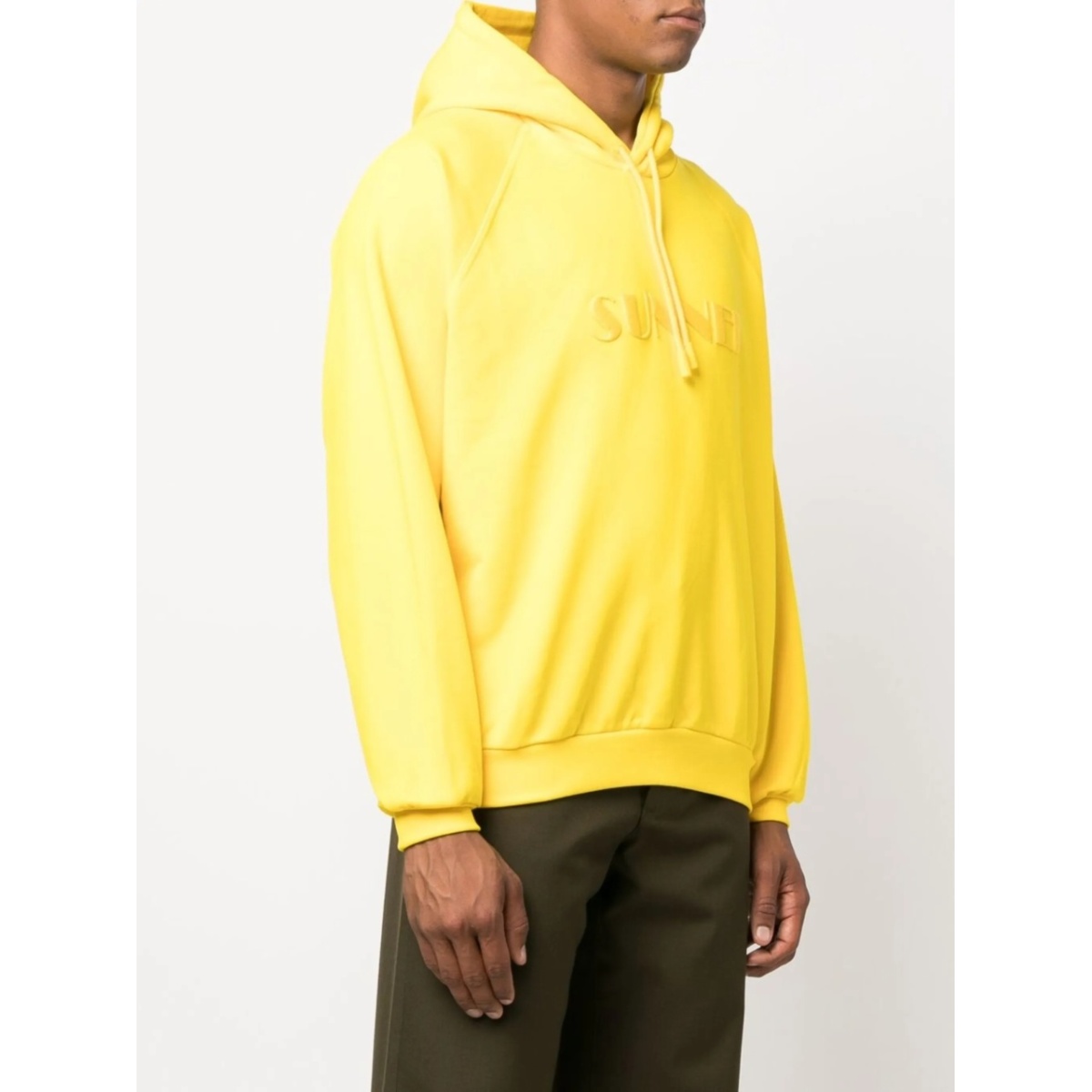 logo drawstring hoodie - Img 3