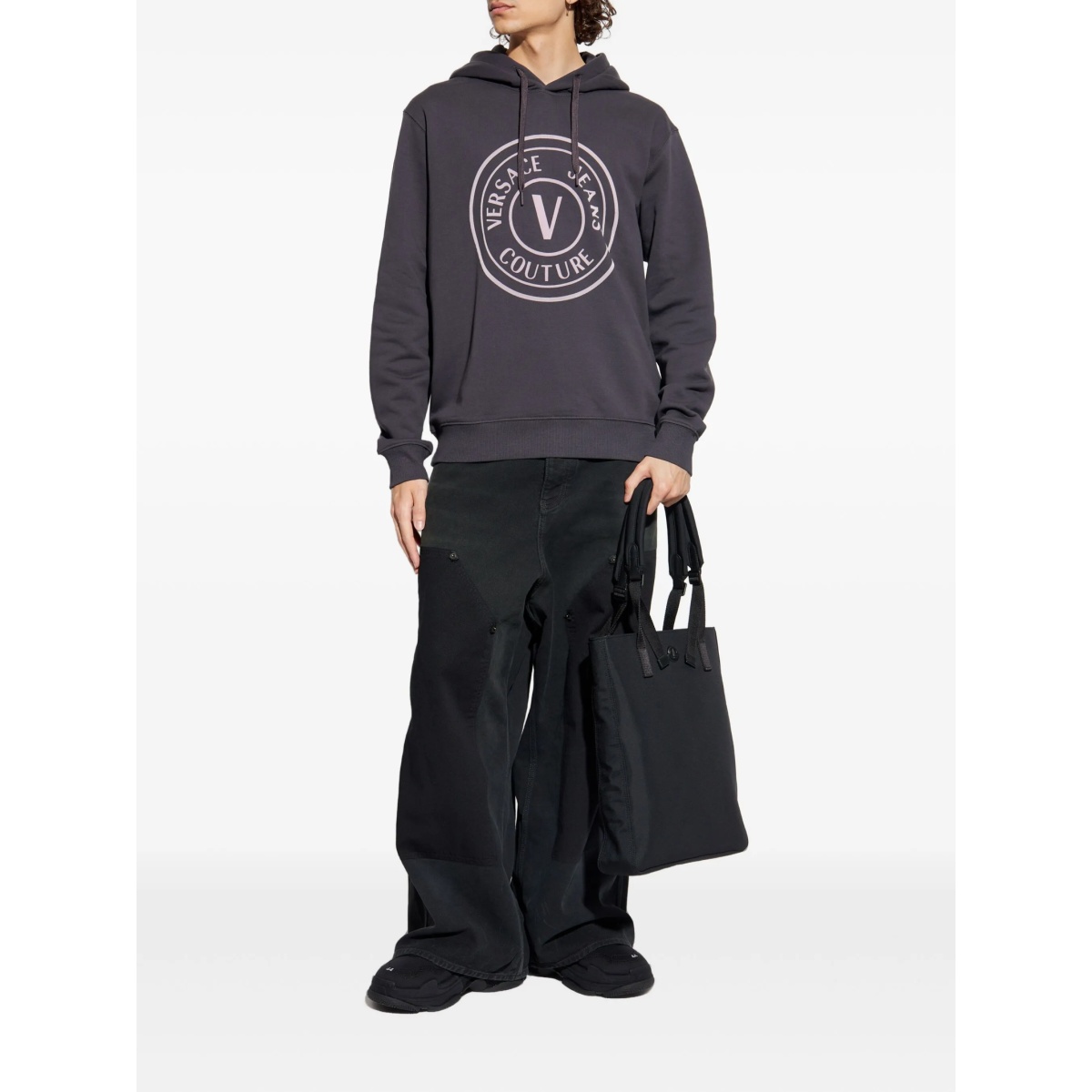 logo-embellished hoodie - Img 2