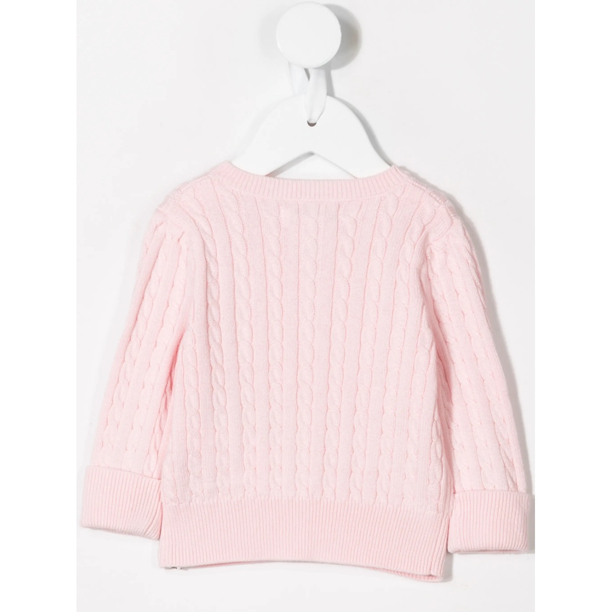 logo embroidered cardigan - Img 2