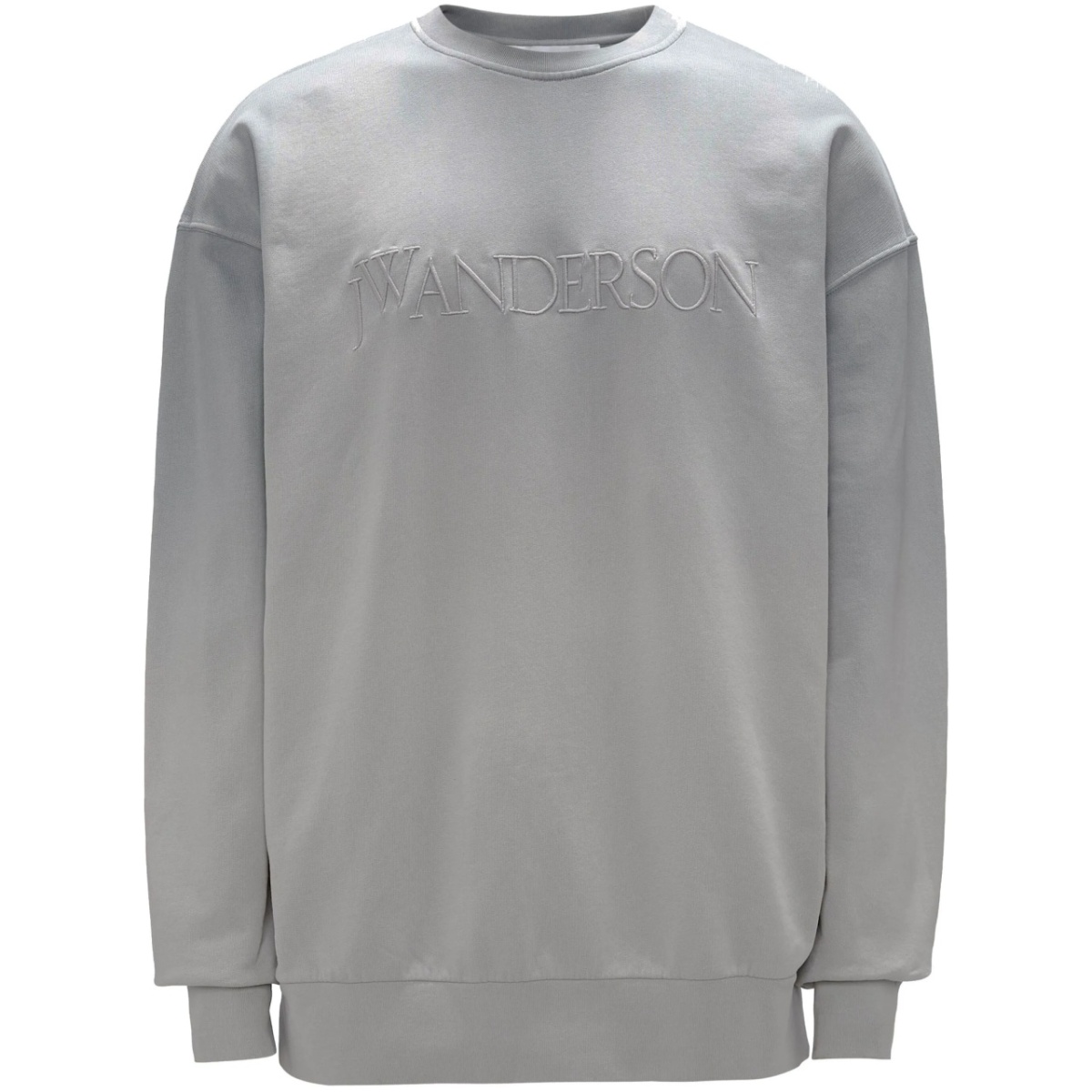 logo-embroidered gradient-effect sweatshirt