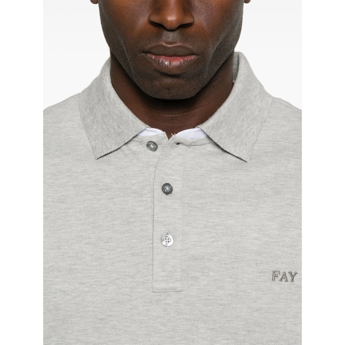 logo-embroidered polo shirt - Img 4