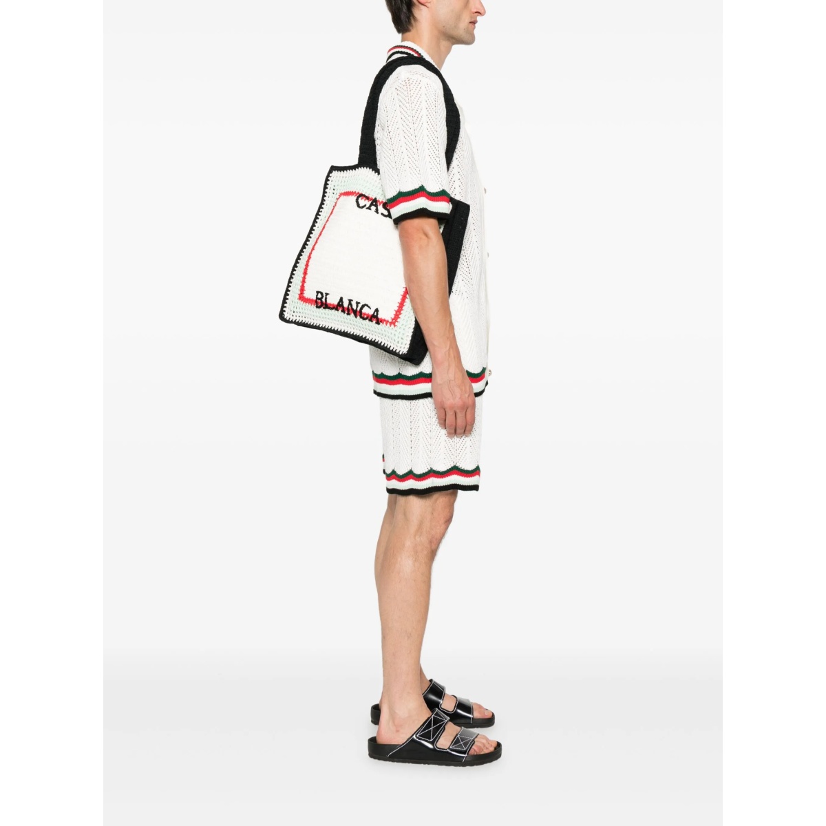 logo-embroidered tote bag - Img 2