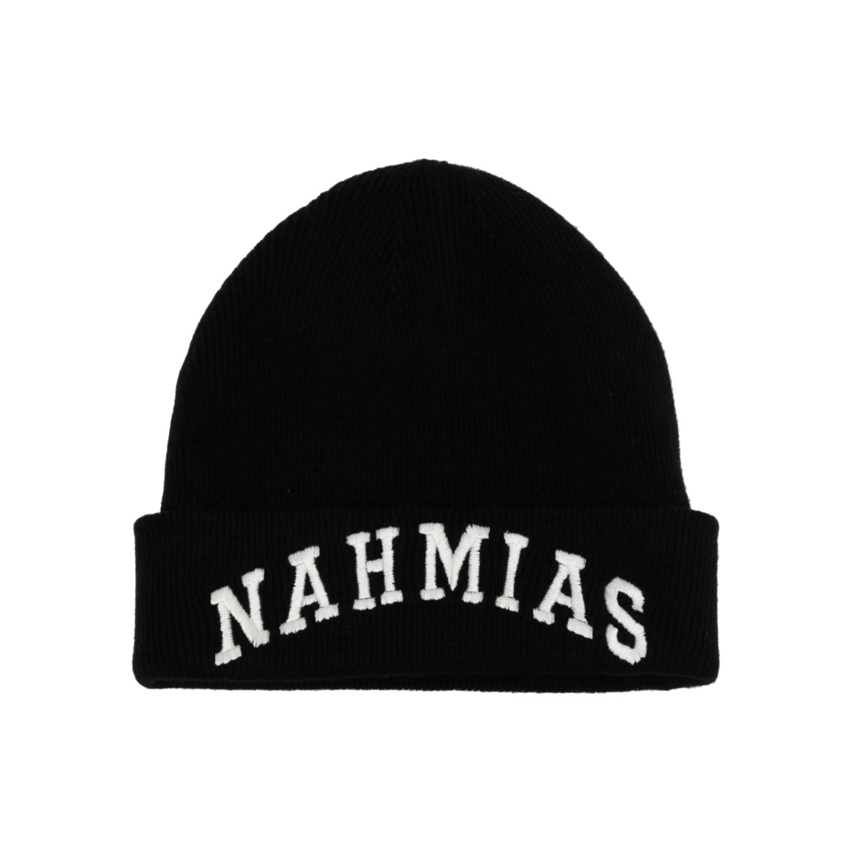 logo-embroidered wool-cashmere blend beanie