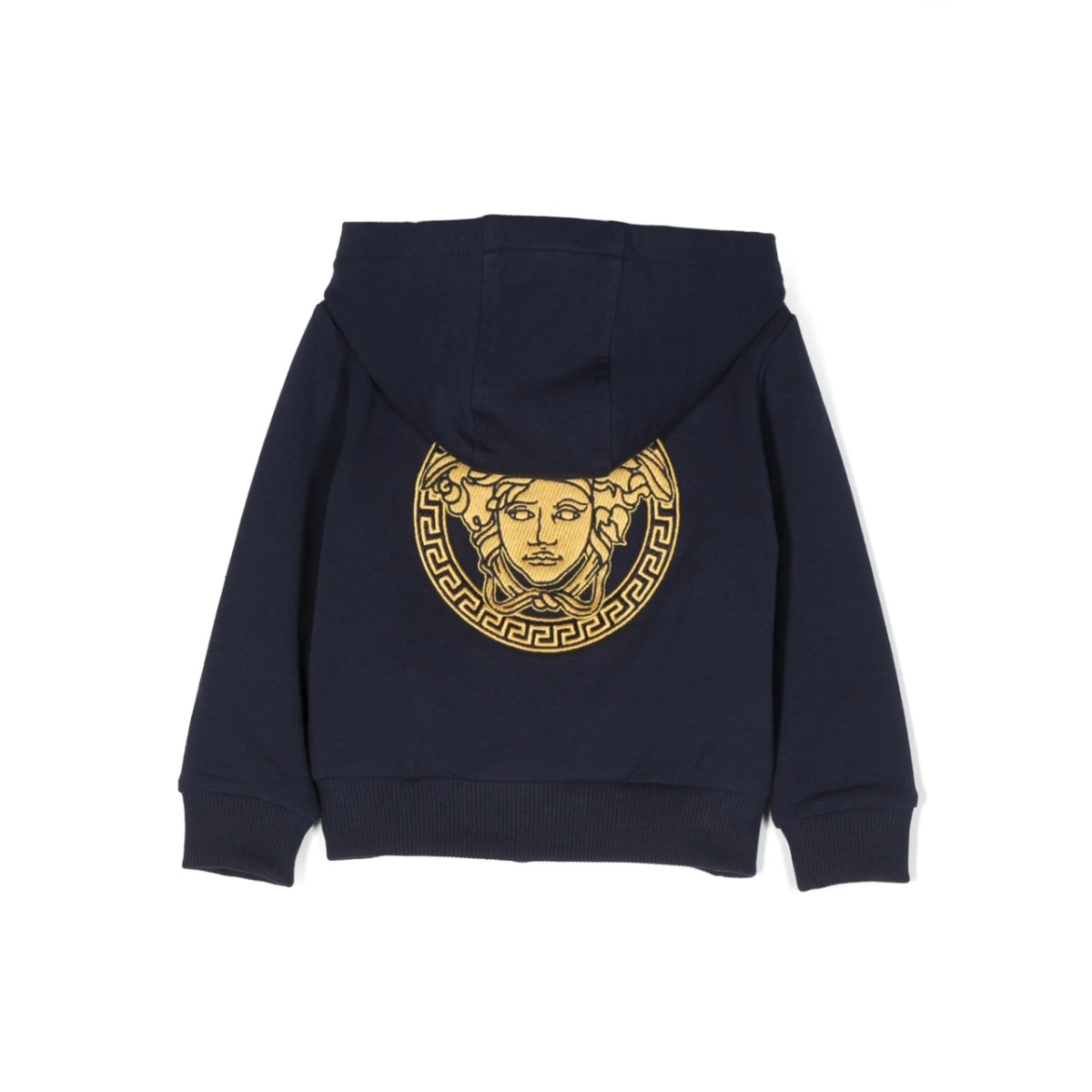 logo-embroidered zipped hoodie - Img 2
