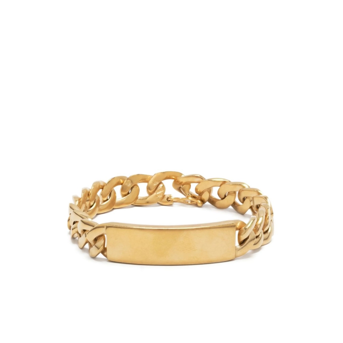 logo-engraved chain bracelet