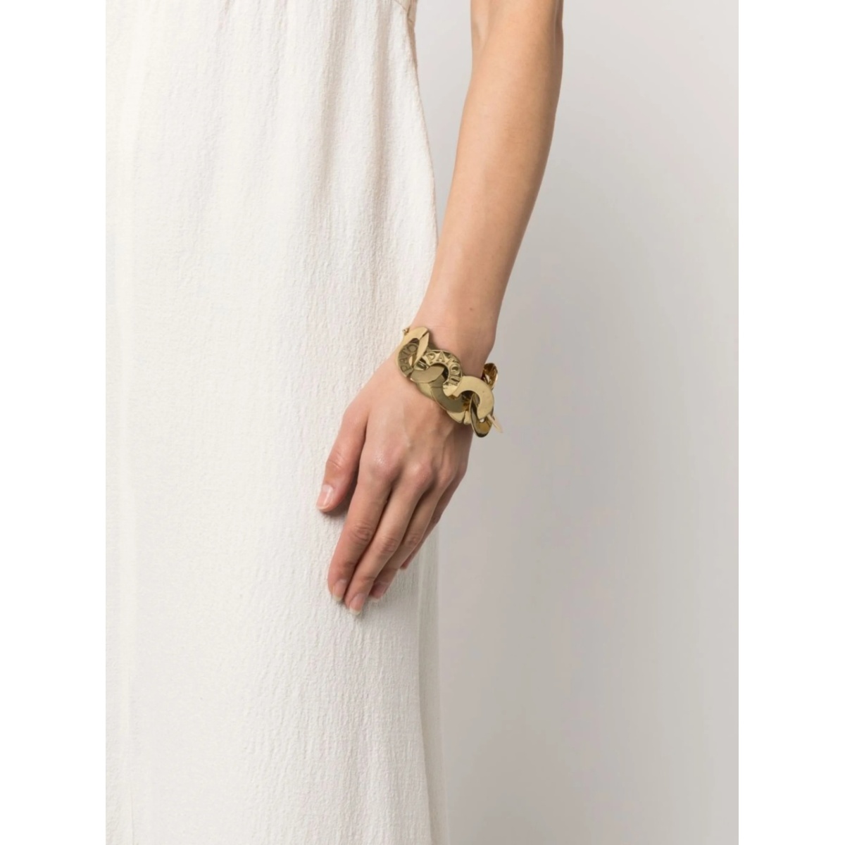 logo-engraved coin bracelet - Img 2