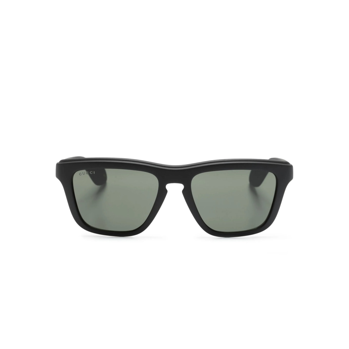 logo-engraved square-frame sunglasses