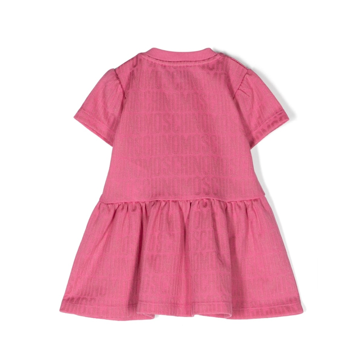 logo-jacquard flared dress - Img 2