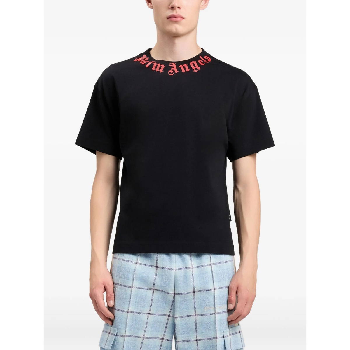 logo neck T-shirt - Img 3