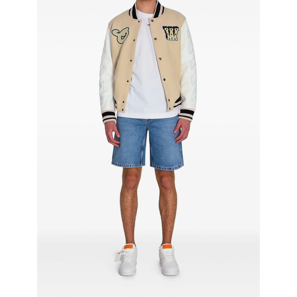 logo-patch bomber jacket - Img 2