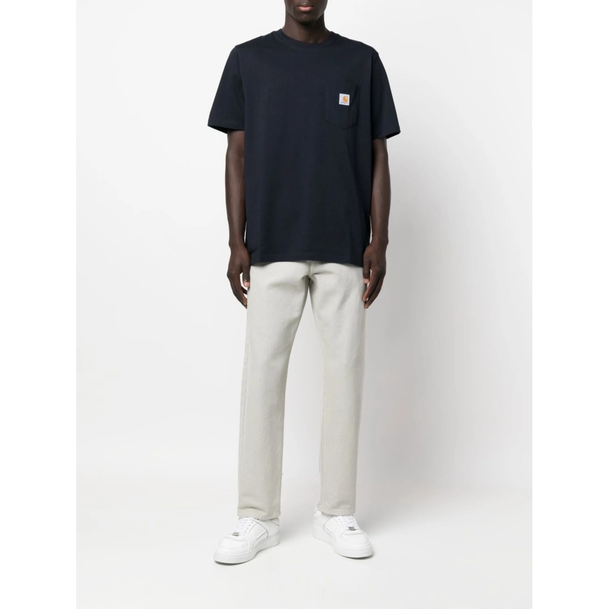 logo-patch cotton T-shirt - Img 2