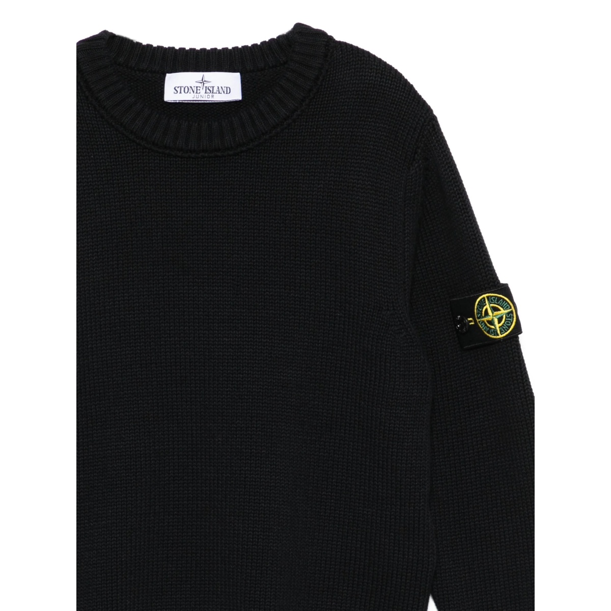 logo-patch crew-neck sweater - Img 3