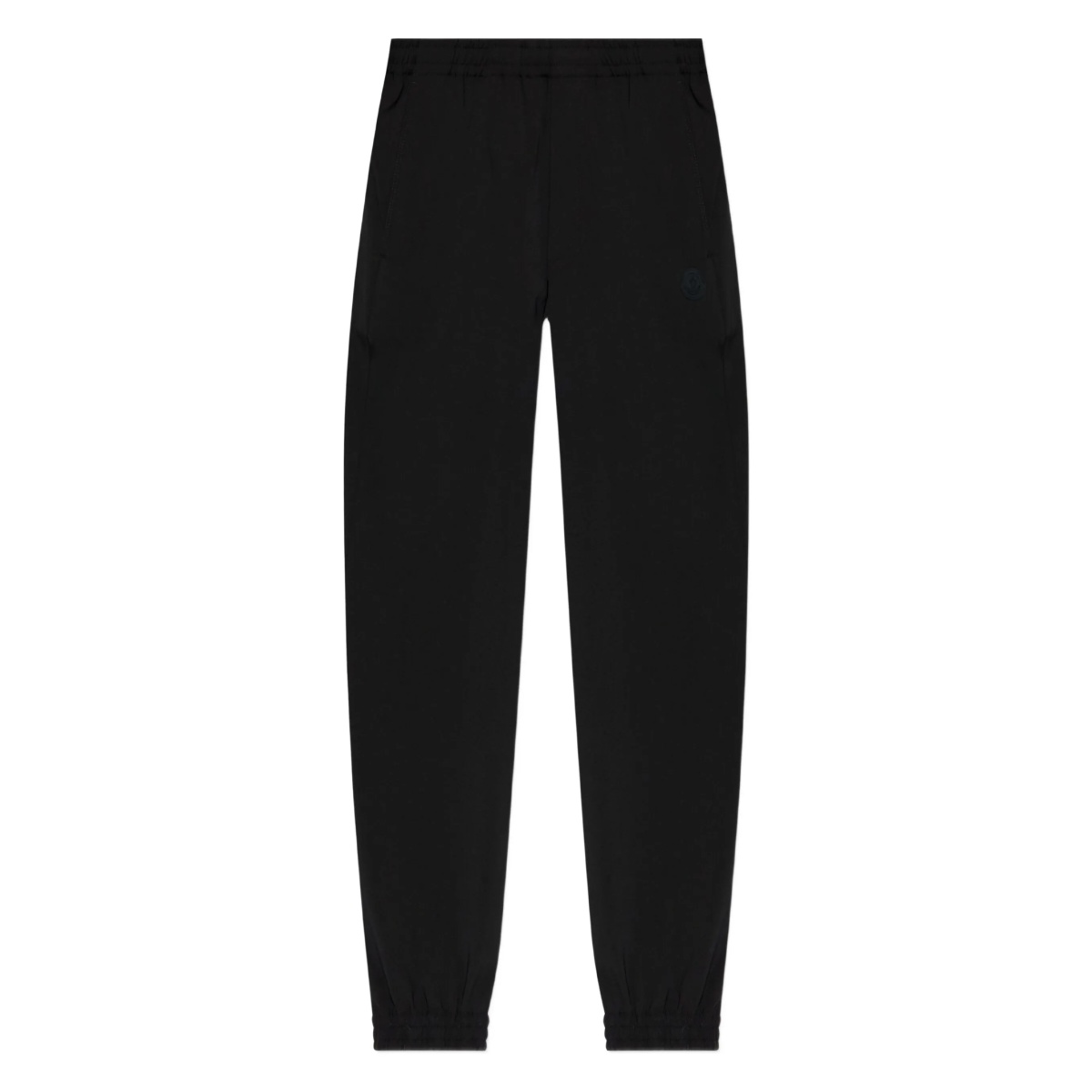 logo-patch elastic-ankle track pants