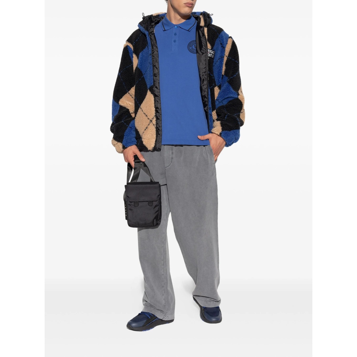 logo-patch elasticated trousers - Img 2