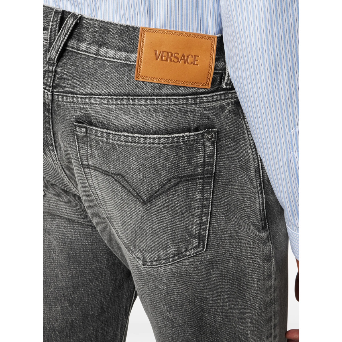 logo-patch jeans - Img 5