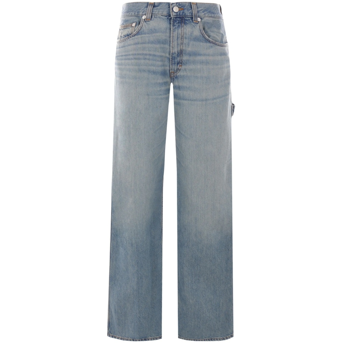 logo-patch jeans