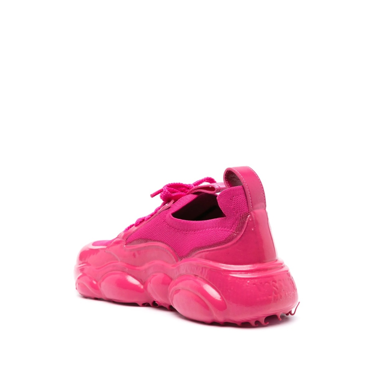 logo-patch leather sneakers - Img 3