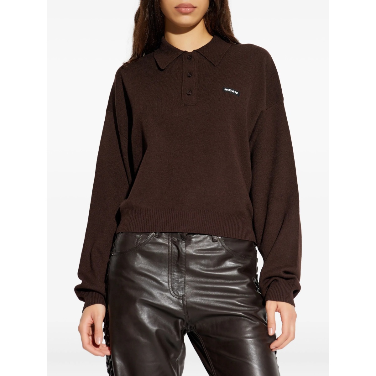 logo-patch polo top - Img 3