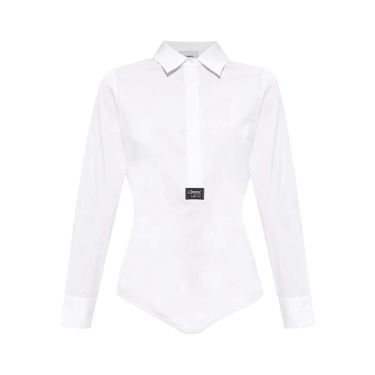 logo-patch shirt