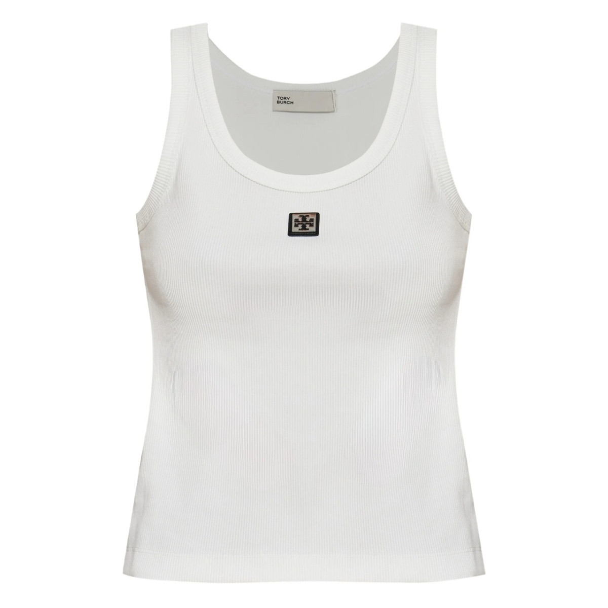 logo-patch tank top
