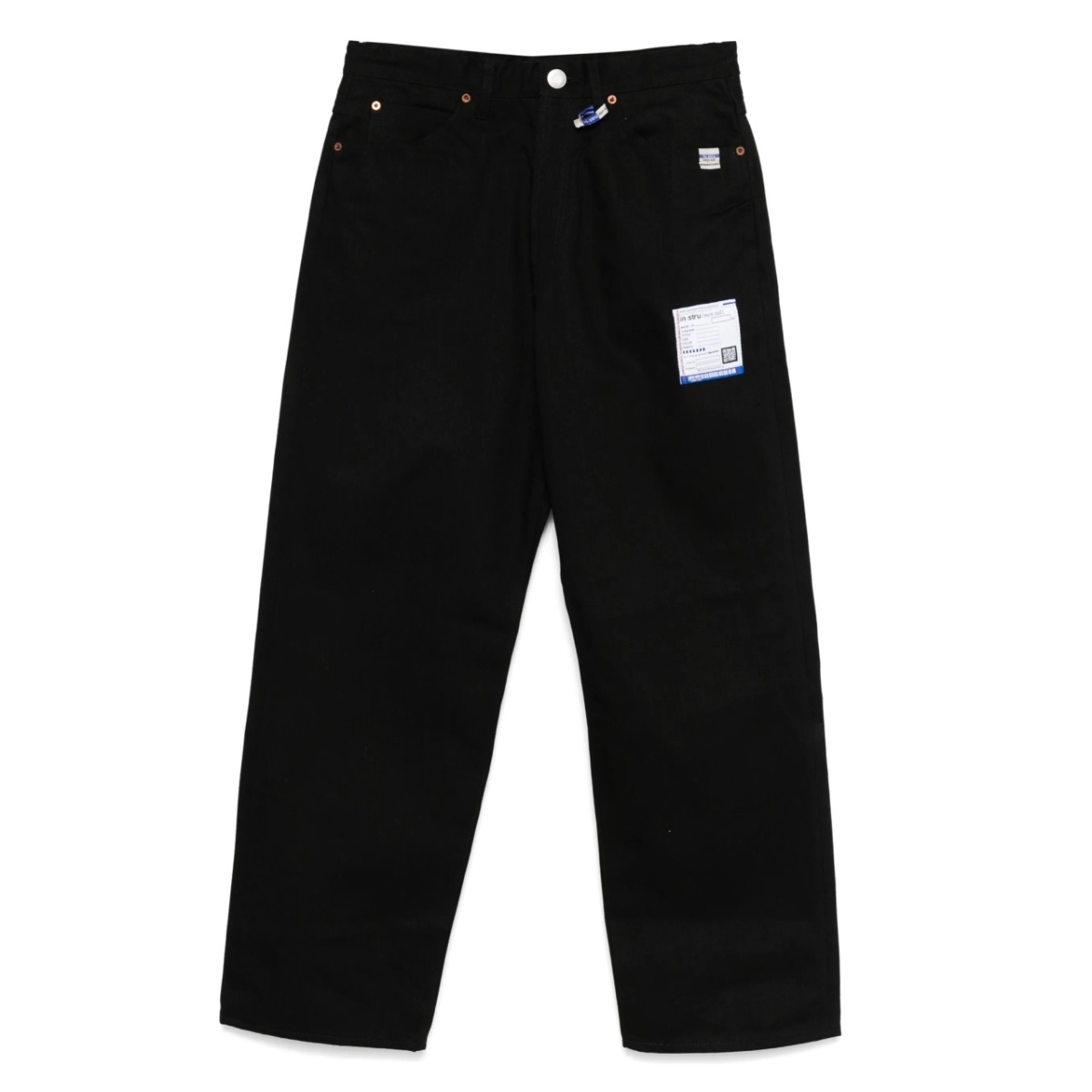 logo-patch trousers