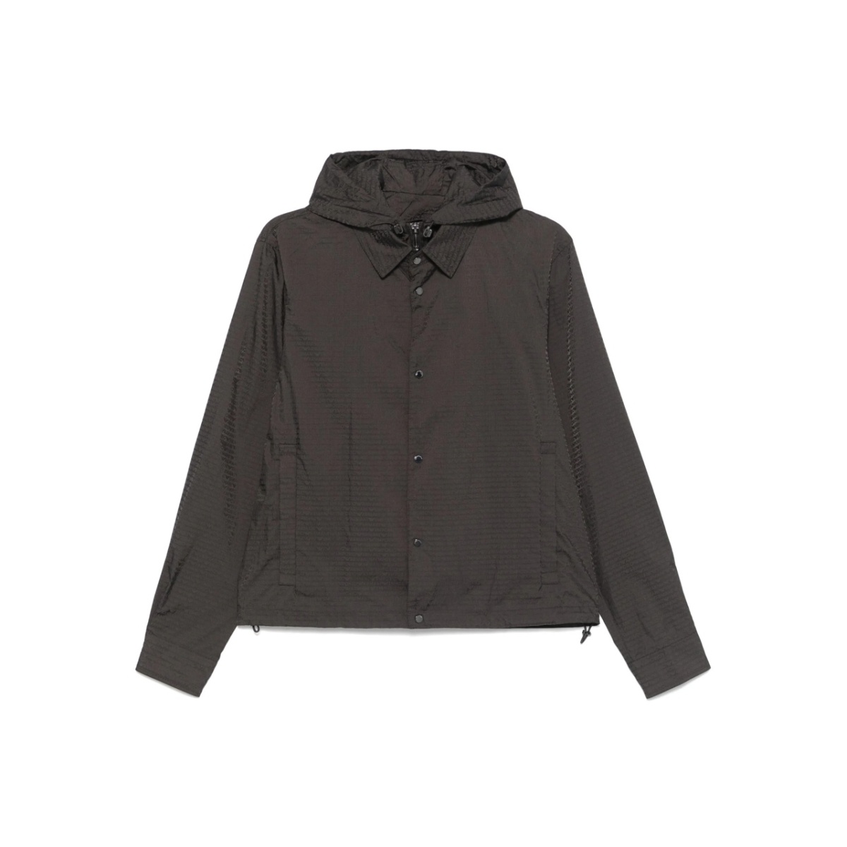 logo-pattern jacket
