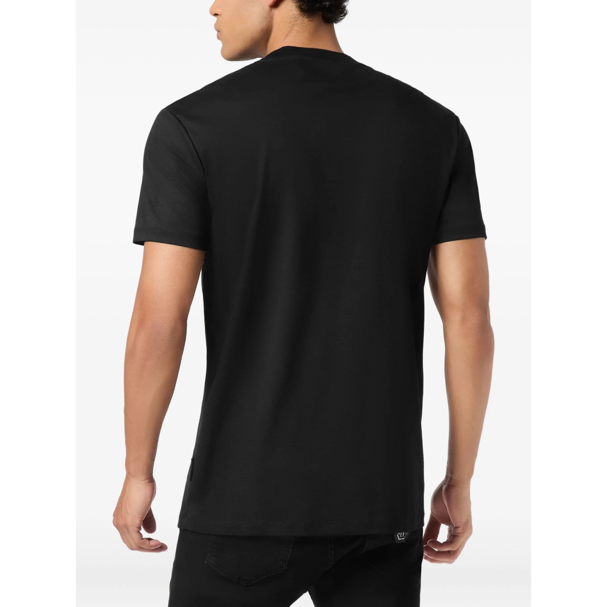 logo-plaque cotton T-shirt - Img 3