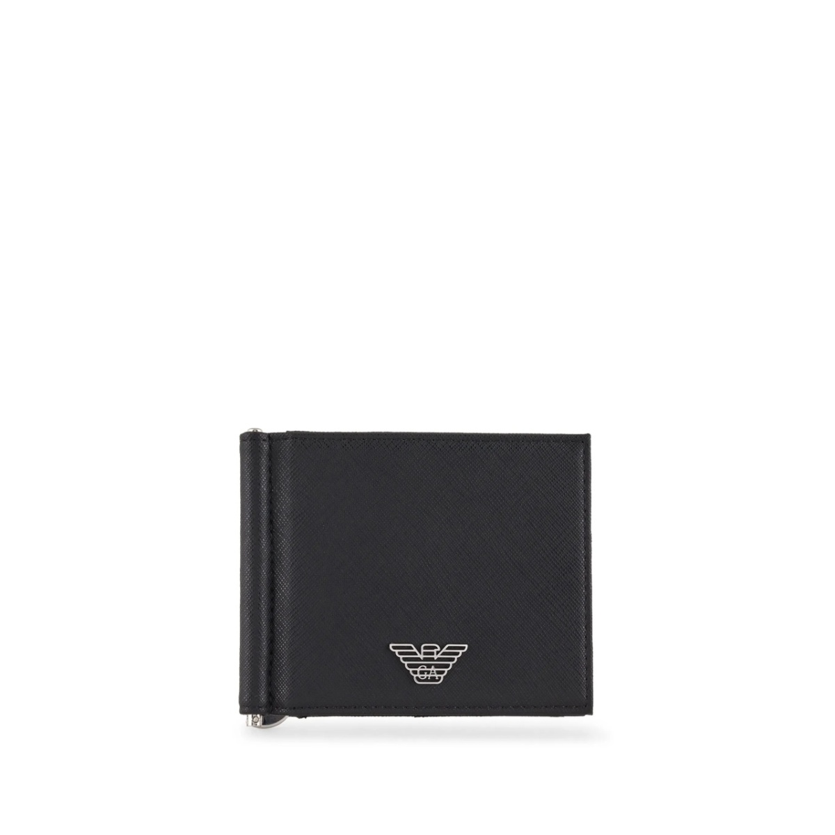 logo-plaque folded wallet