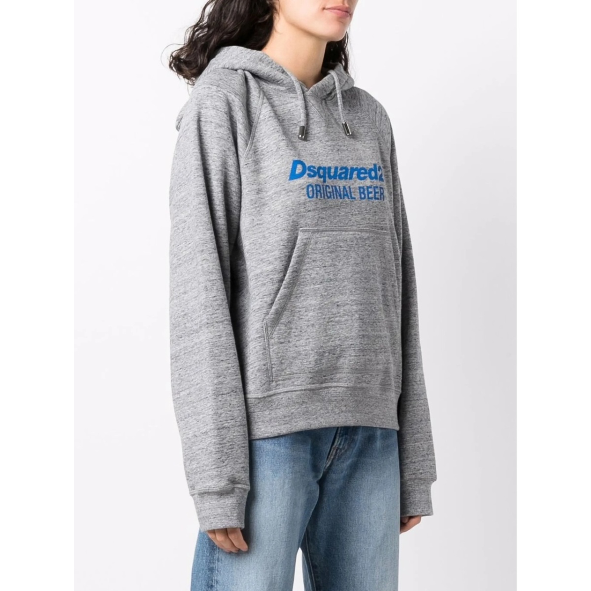 logo-print cotton hoodie - Img 3