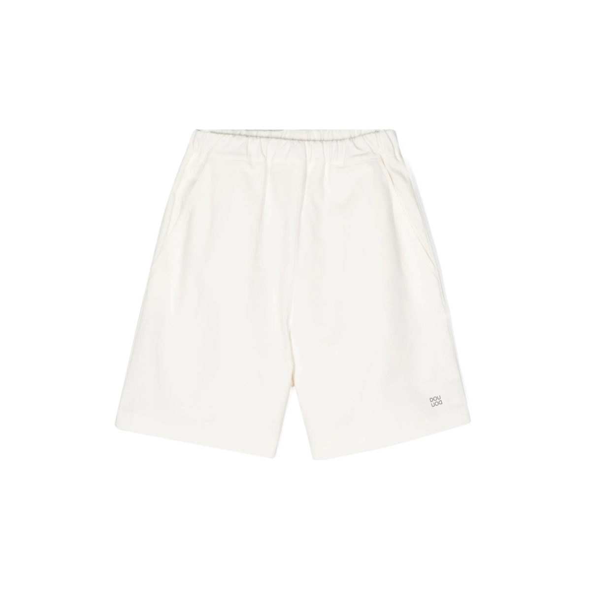 logo-print cotton shorts