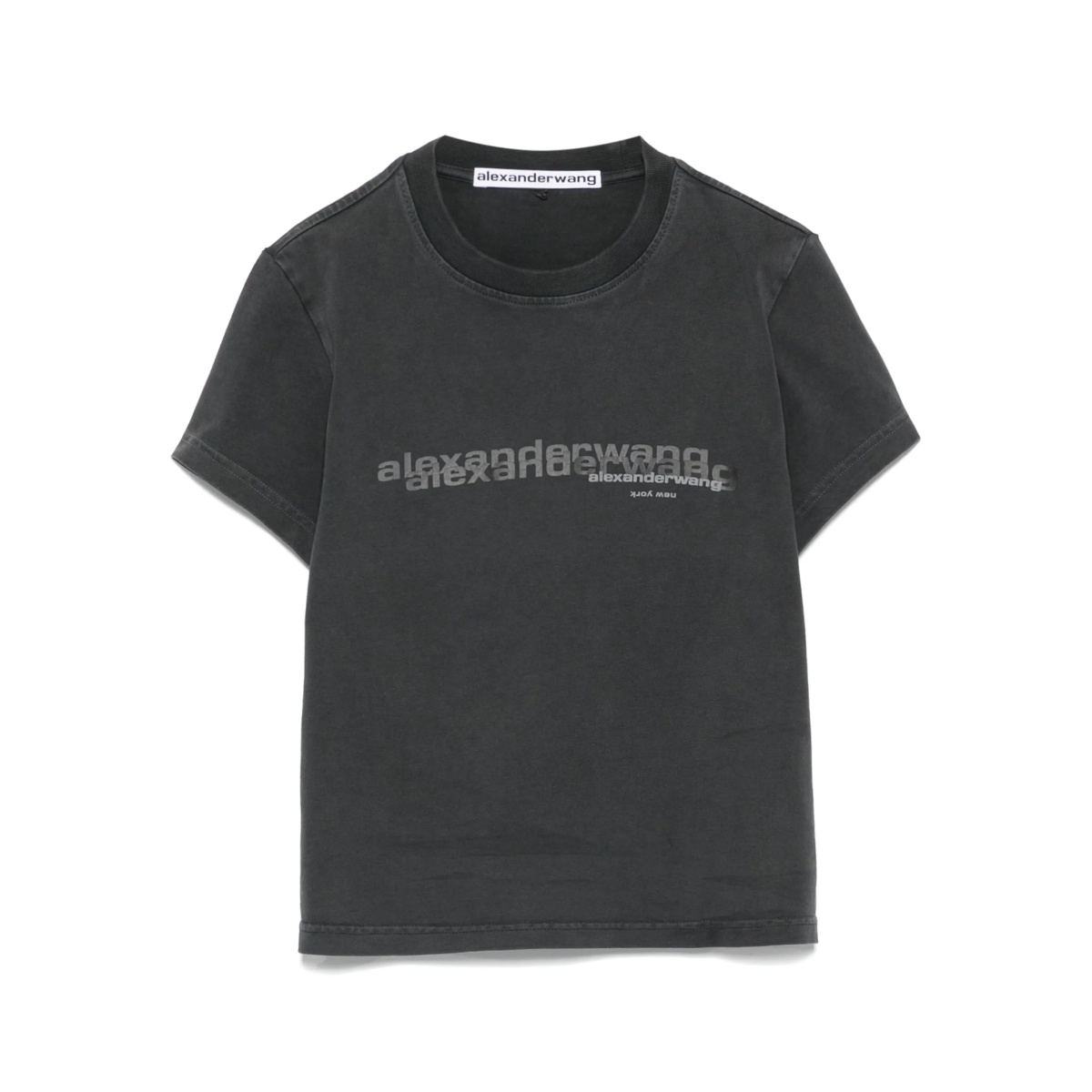 logo-print cotton T-shirt