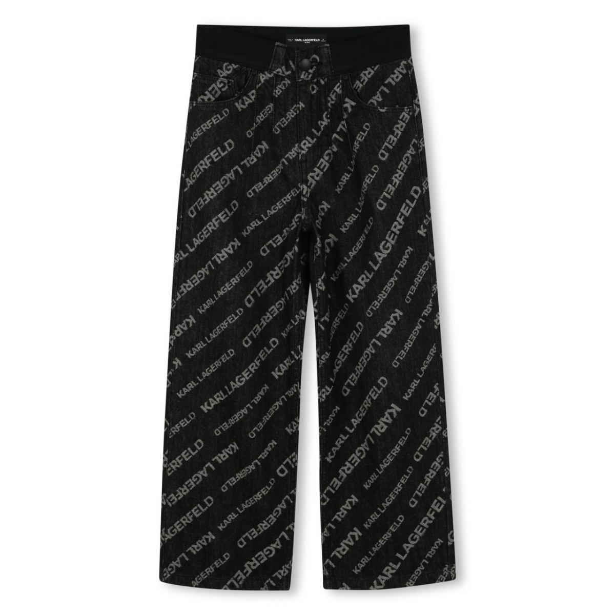 logo-print jeans