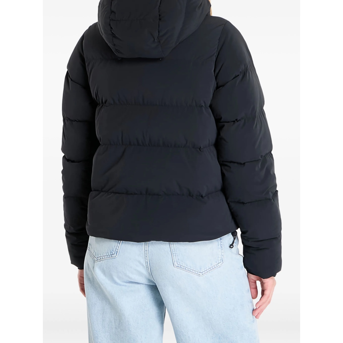 logo-print padded jacket - Img 4