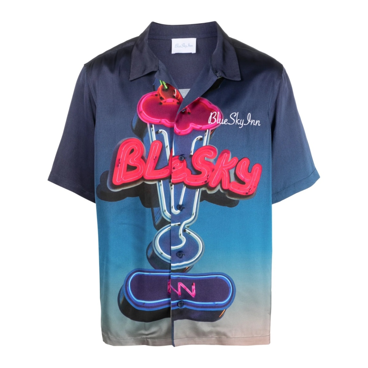 logo-print short-sleeved shirt
