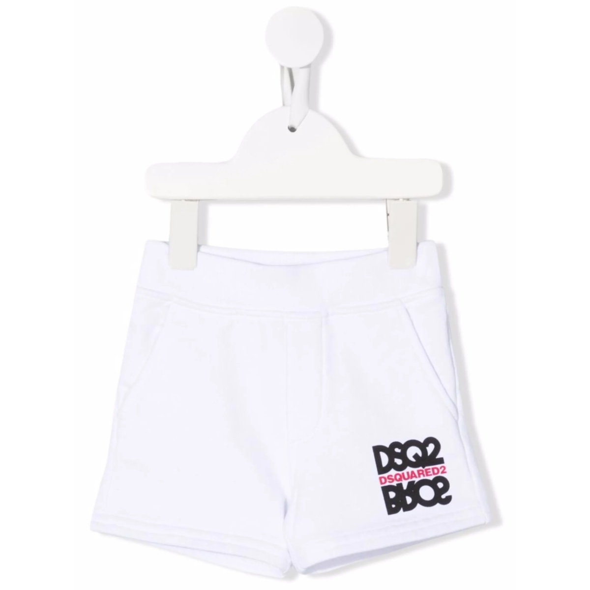 logo-print shorts