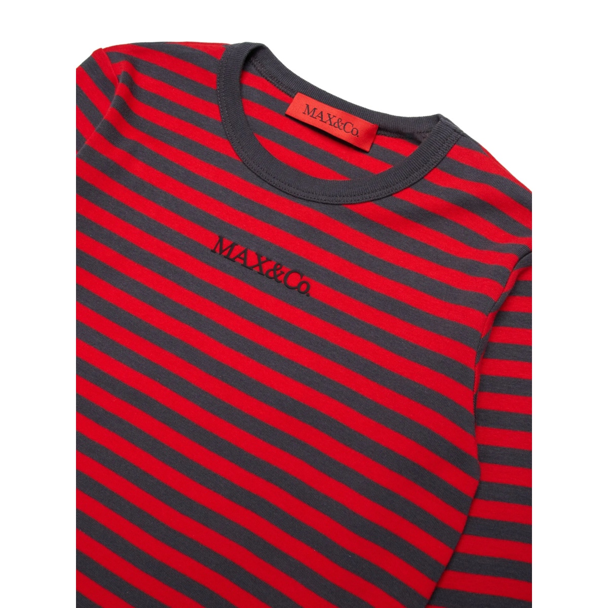 logo-print striped T-shirt - Img 3