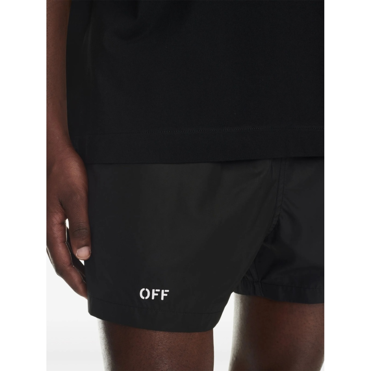 logo-print swim shorts - Img 5