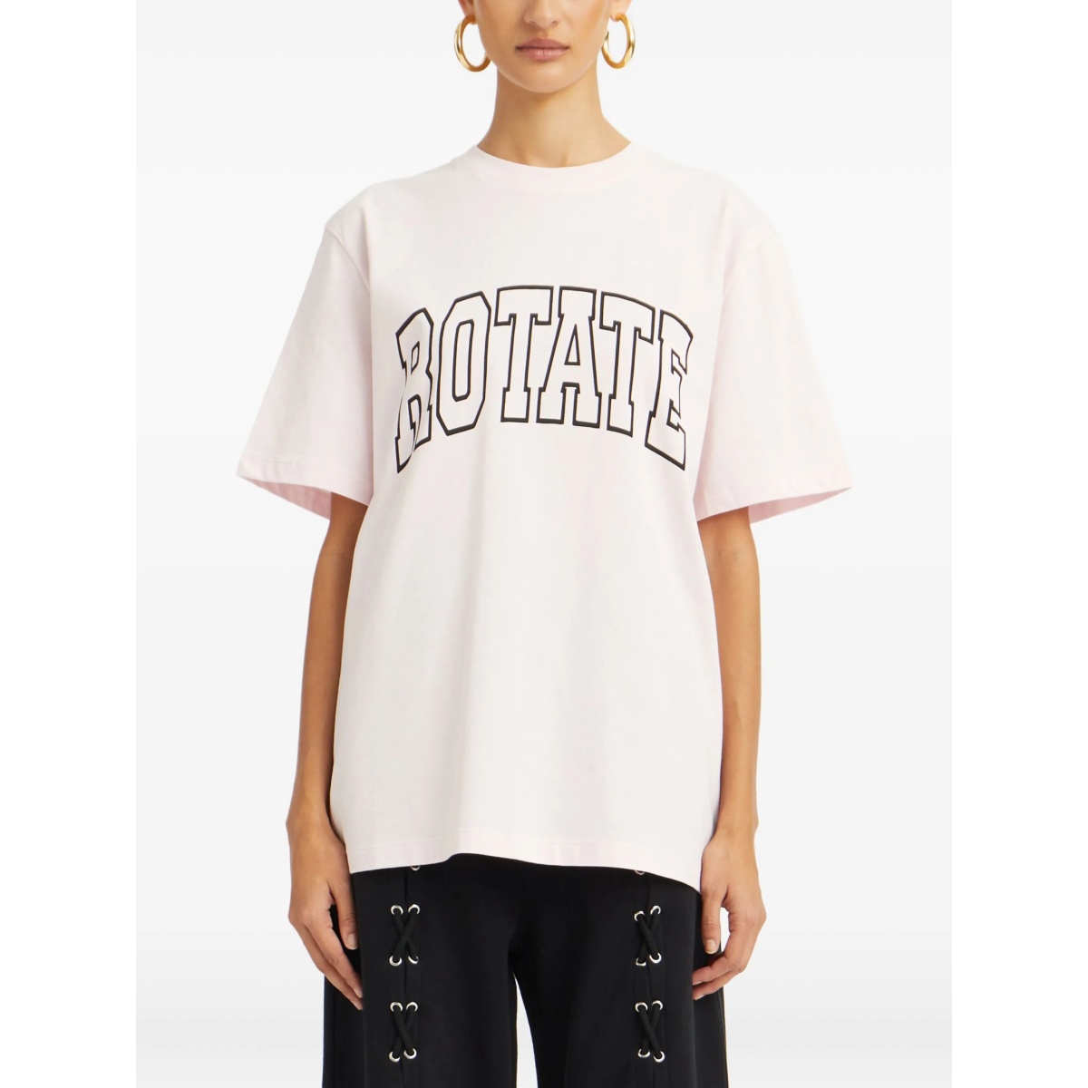 logo print T-shirt - Img 2